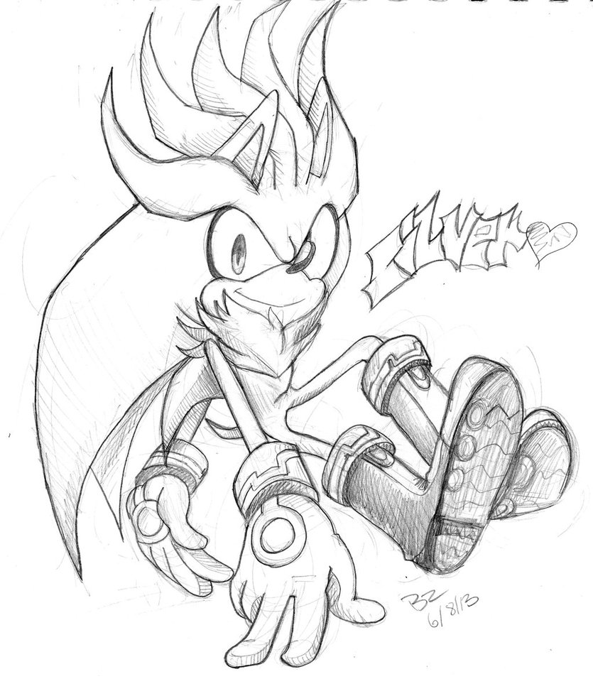 835x956 Silver The Hedgehog By Omiza Zu