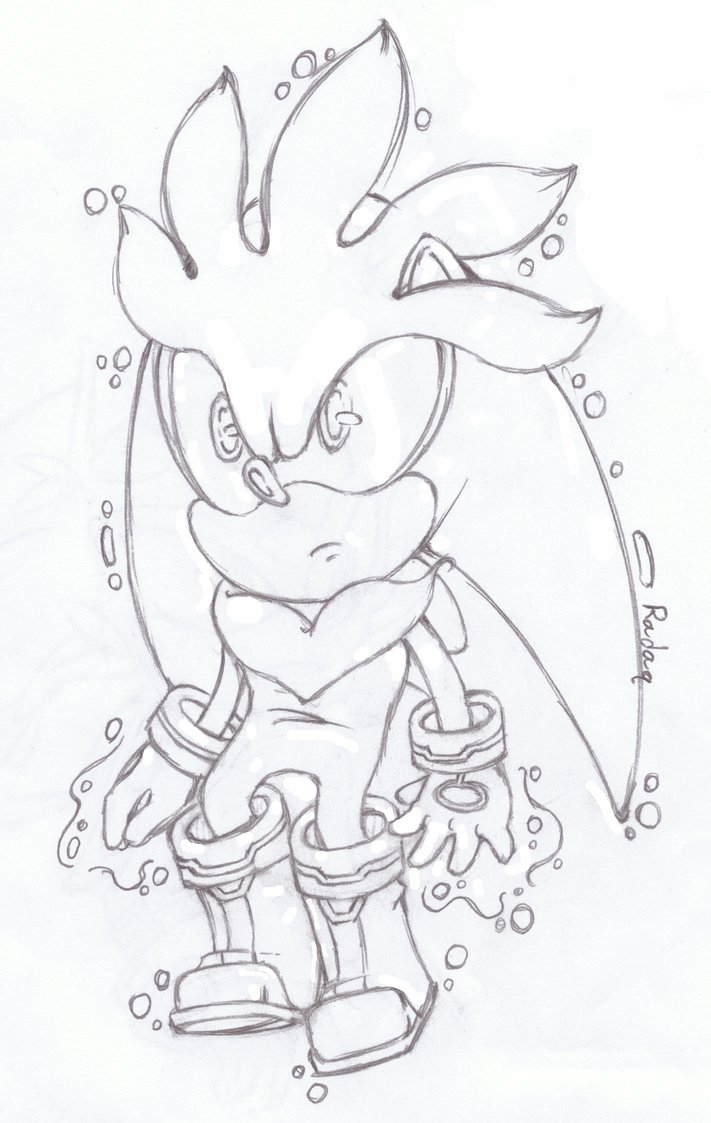 711x1123 Chibi Silver The Hedgehog By Radaq