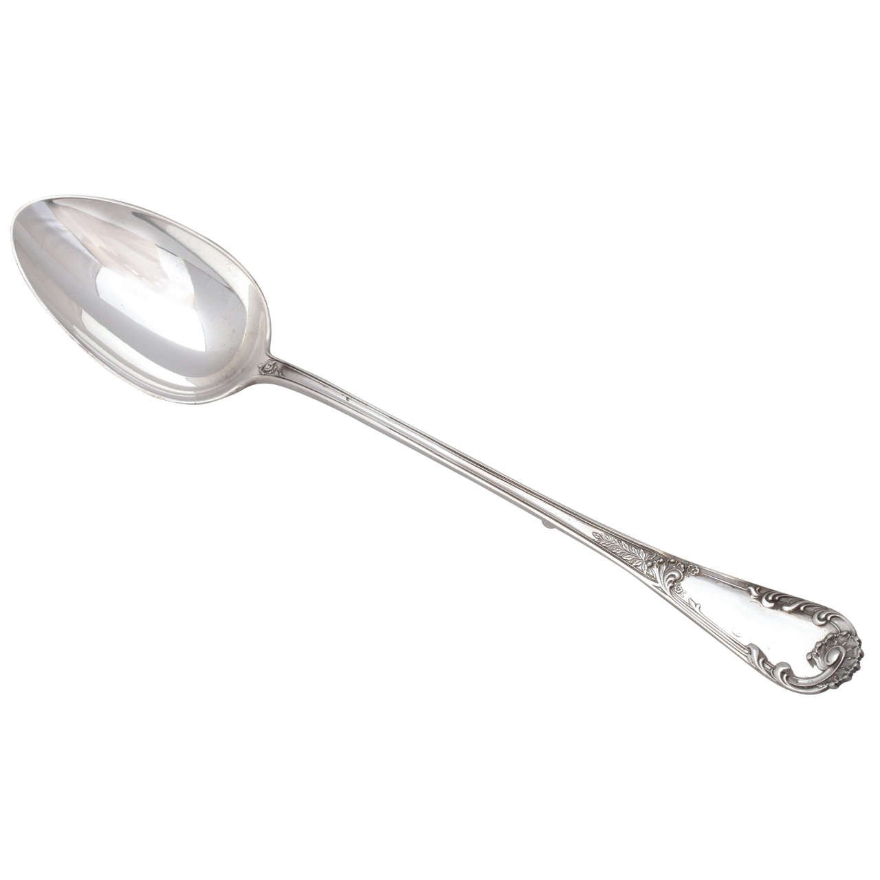 1280x1280 Large Victorian Period Sterling Silver Stuffing Or Serving Spoon