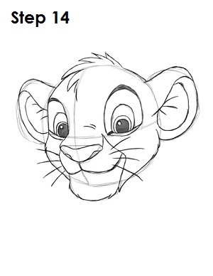 300x388 How To Draw Simba