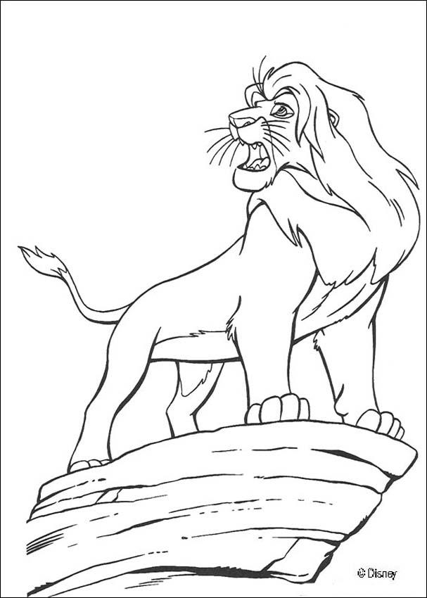 607x850 Mufasa The Lion King Coloring Pages