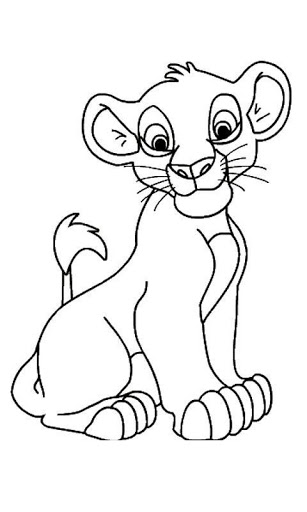 307x512 Download How To Draw Lion King Simba For Android, How To Draw Lion