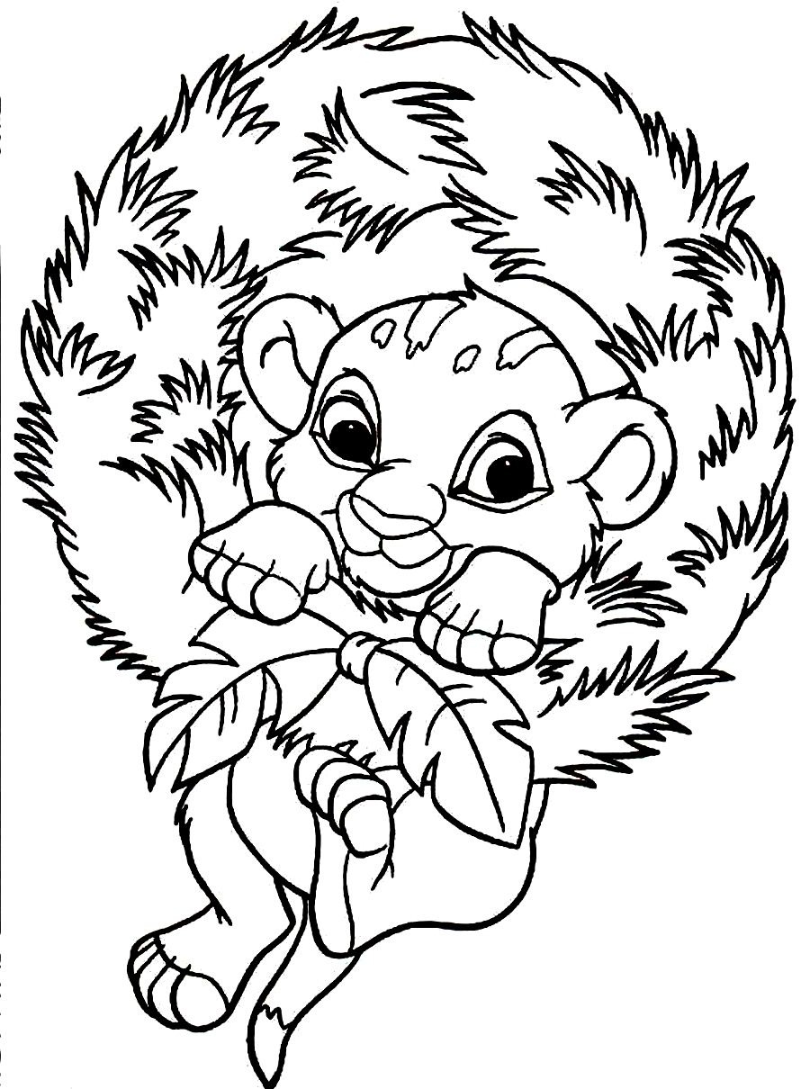 900x1210 Simba Coloring Pages
