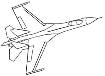 350x252 The Best Simple Airplane Drawing Ideas
