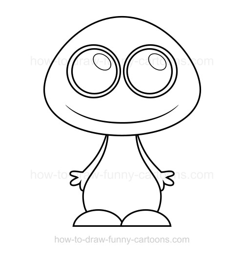 500x522 To Draw An Alien