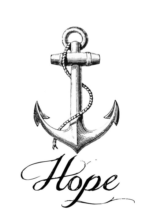 500x692 Simple Anchor Tattoo Outline Top Wheel And Anchor Tattoo Images