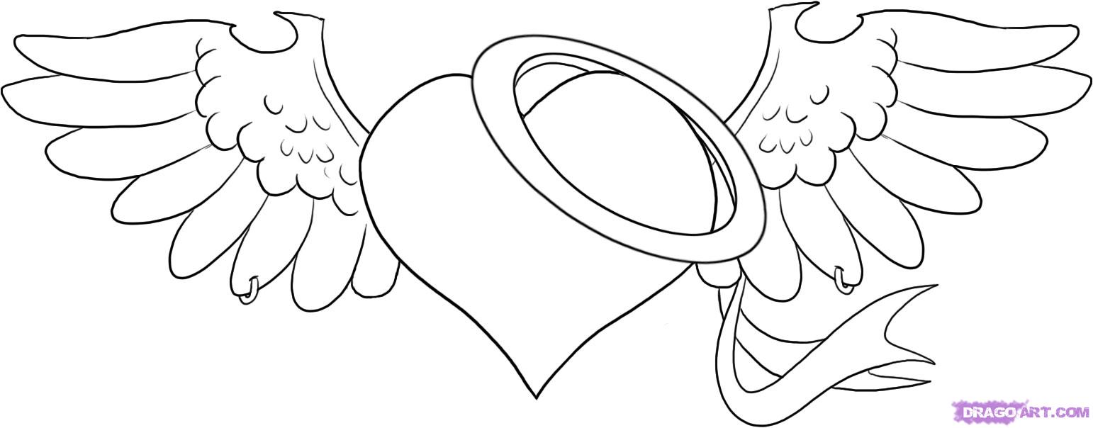 1542x604 Drawn Hearts Angel