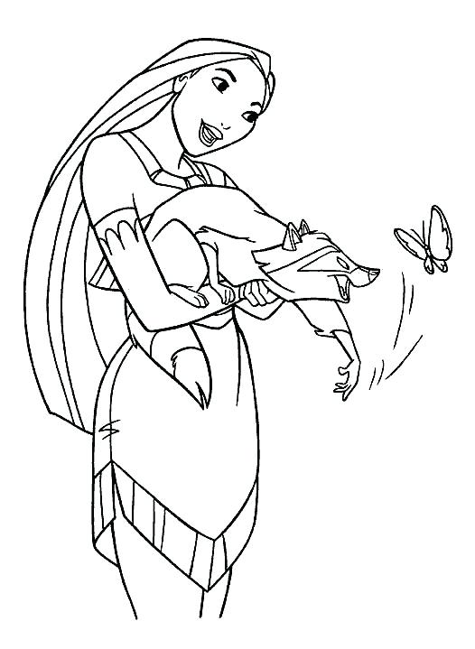 526x719 Simple Disney Princess Coloring Page Kids Pages Thanksgiving Color