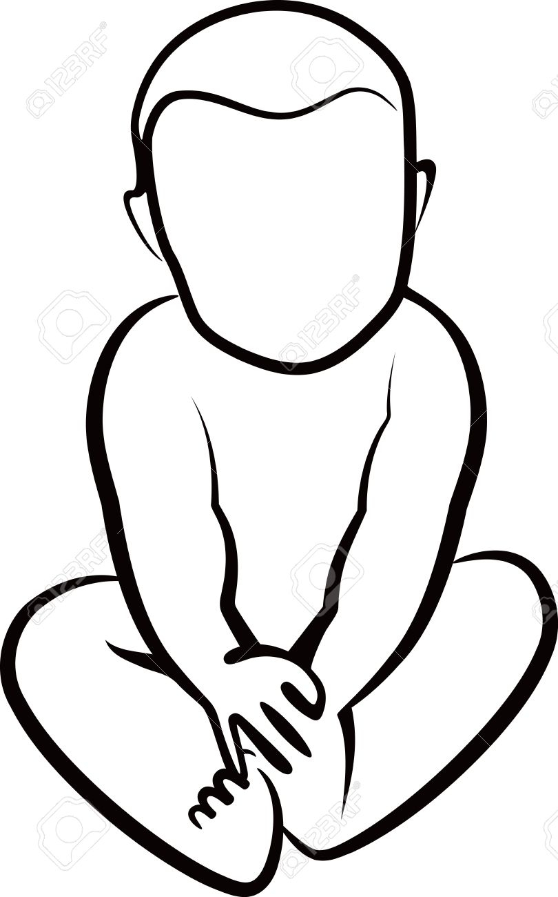 810x1300 Simple Baby Sketch Simple Baby Sketch How To Draw A Baby Girl