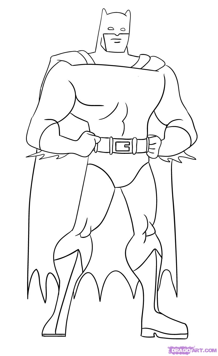862x1407 How To Draw Batman Inspiration Batman, Drawings