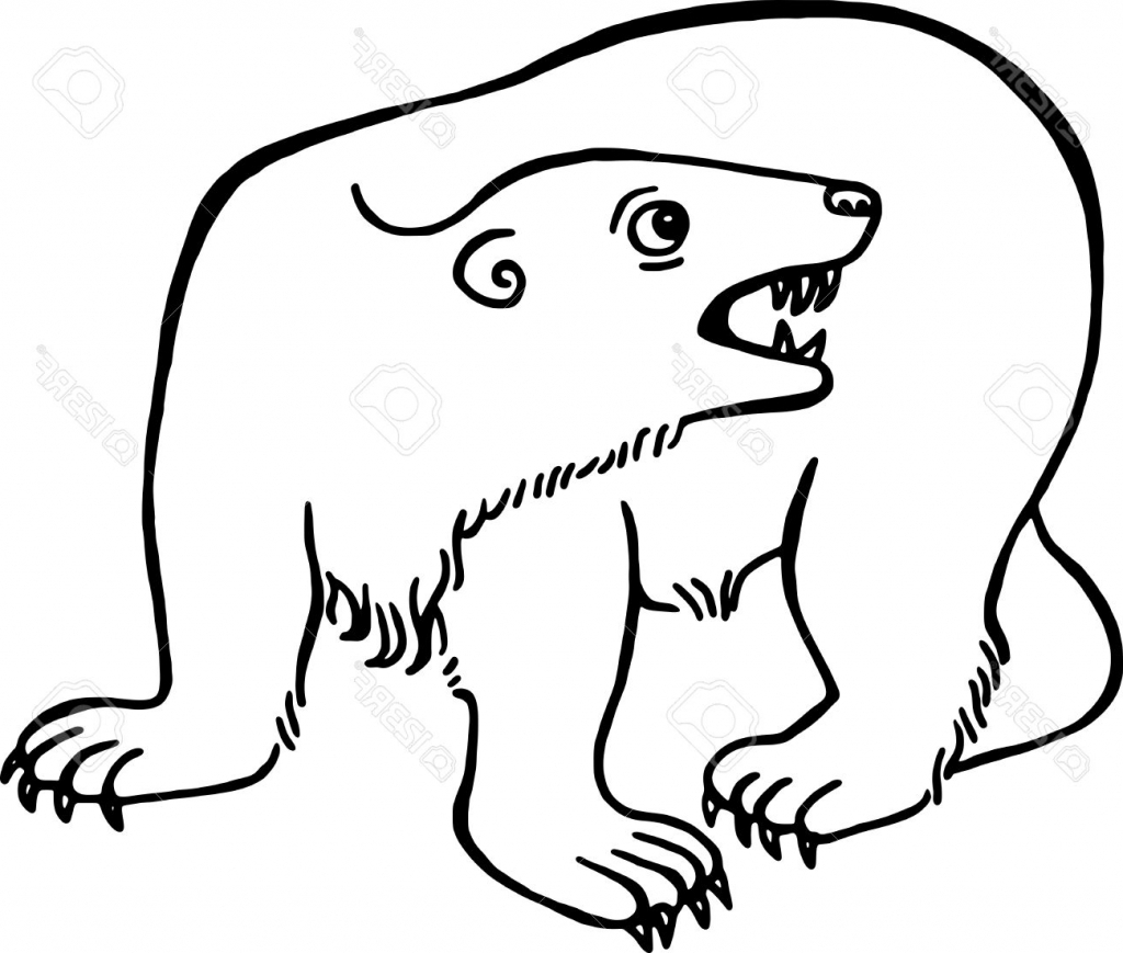 1024x869 Simple Bear Drawing