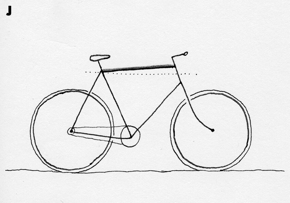 1000x700 How To Draw A Bicycle Daniel Stolle Medium