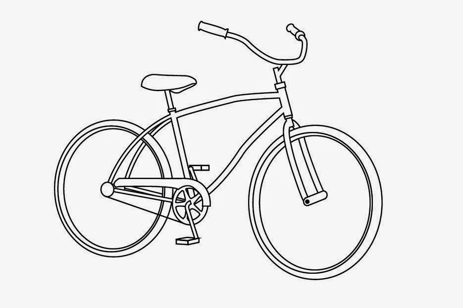 935x621 Colour Drawing Free Wallpaper Bicycle Coloring Drawing Free Wallpaper