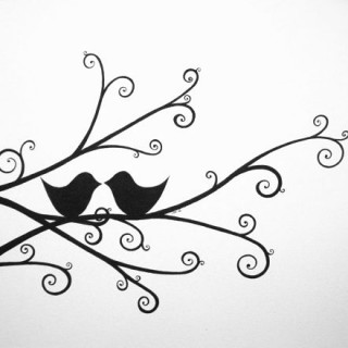 320x320 Drawn Lovebird Simple