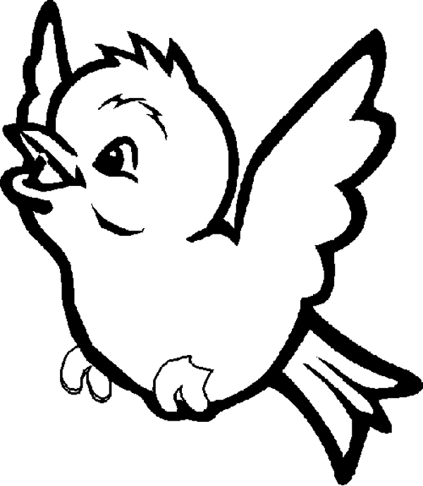 600x690 Birds Coloring Pages Simple Decoration Birds Coloring Pages Bird