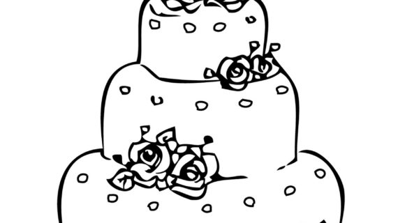 570x320 Cake Drawing For Kids How To Draw A Birthday Cake And More Super