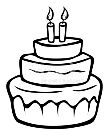 354x439 Gorgeous Design Birthday Cake Outline Stock Photos Freeimages Com