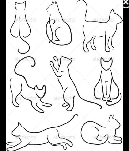 550x642 Kitties Art Amp Illustrations Tattoo, Cat And Doodles