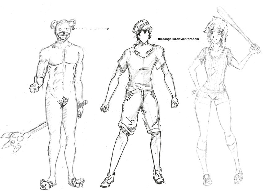 900x620 3 Simple Body Pose By Thezangakid