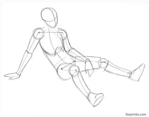 500x395 Photos Simple Figure Drawing,