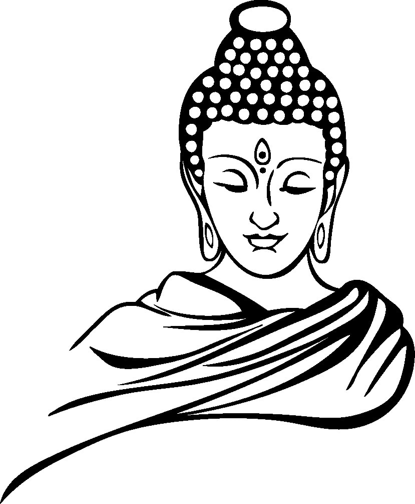 Simple Buddha Drawing at GetDrawings Free download