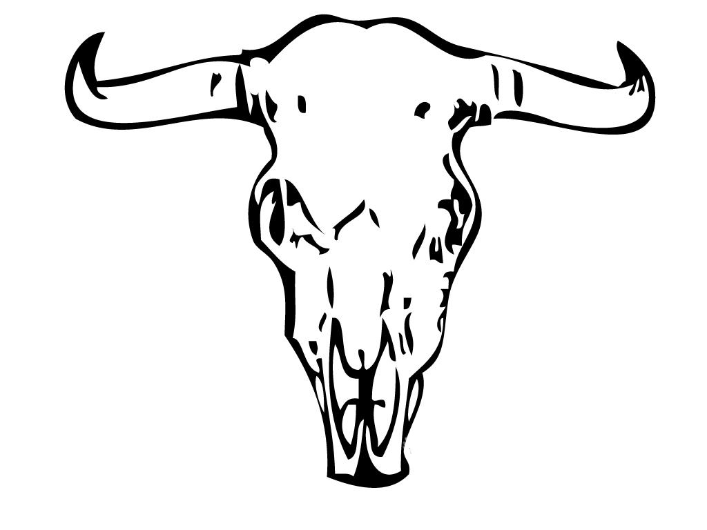 1024x768 Buffalo Skull Coloring Pages Fitfru Style Easy Skull Coloring