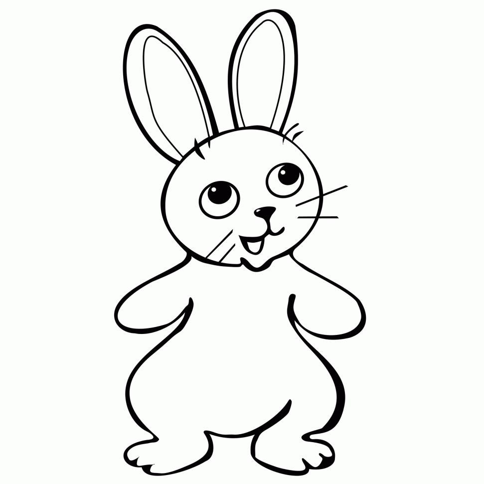 971x971 Simple Easter Coloring Sheets Simple Colorings