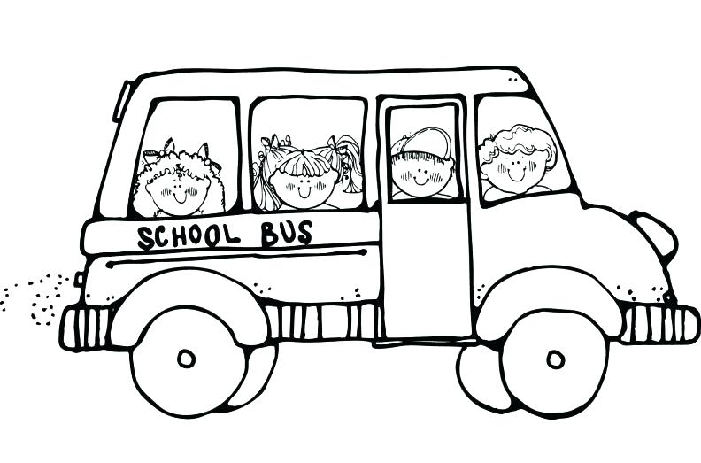 792x523 Simple School Bus Coloring Page Fee Safety Pages