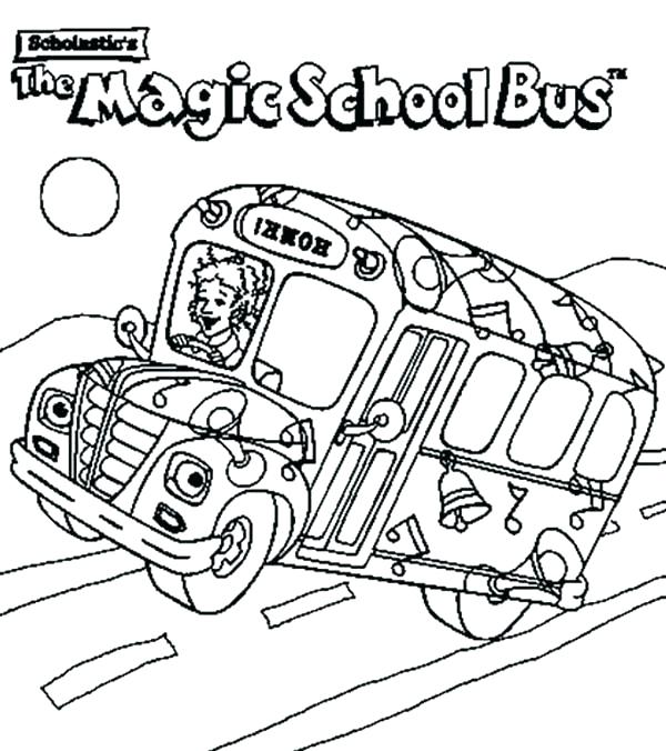 600x676 Simple School Bus Coloring Pages Kids Of For Adults Magic New