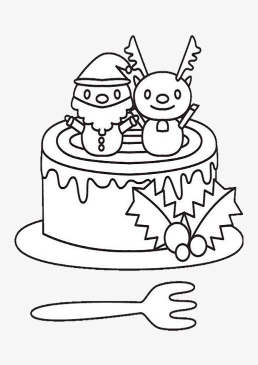 516x729 A Simple Christmas Cake, Jane, Demon Cake, Santa Png Image