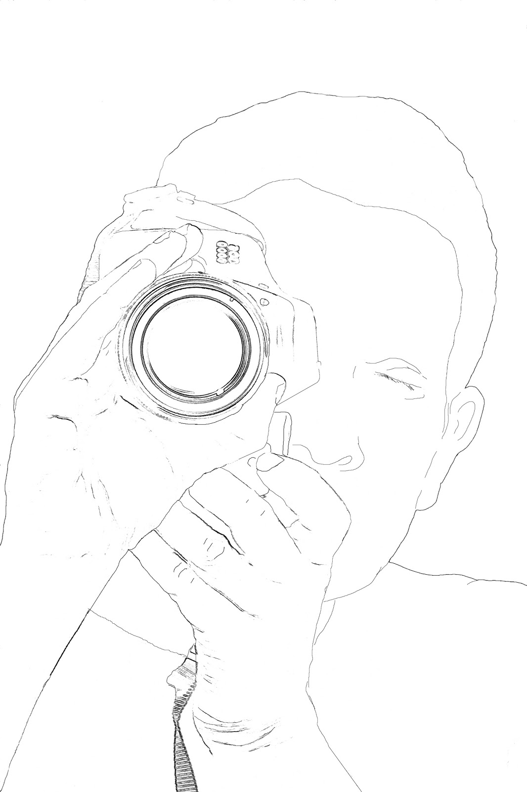 1066x1600 Stock Pictures Man With Camera Silhouette And Sketch
