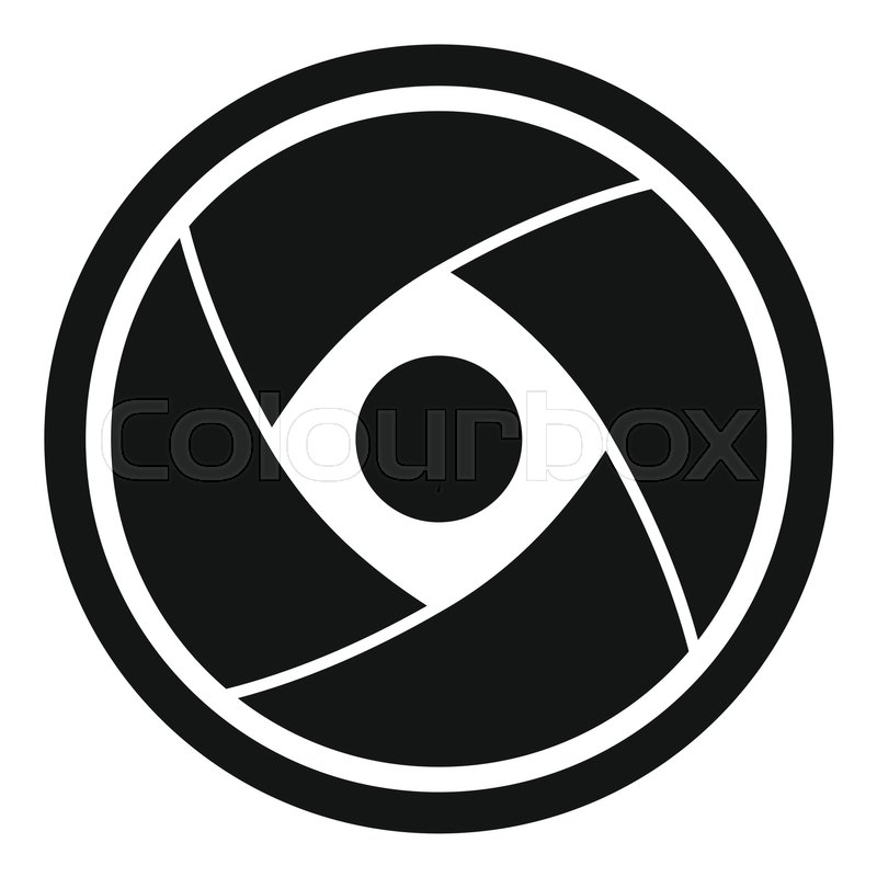 800x800 Camera Lens Icon. Simple Illustration Of Camera Lens Vector Icon