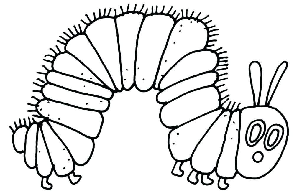 1024x665 Caterpillar Coloring Pages Free 76 Packed With The Very Hungry