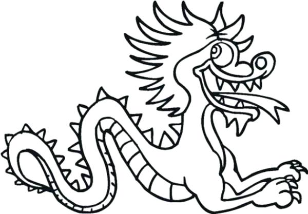 600x417 Chinese New Year Dragon Coloring Pages New Year Dragon Chinese