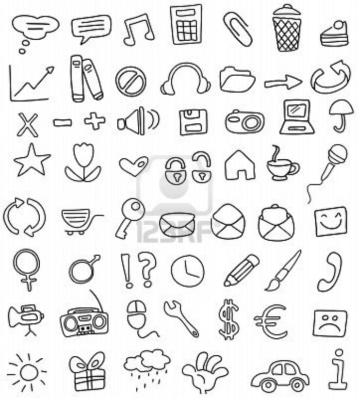 736x820 Image Result For Simple Drawing Icons Drawings