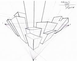 252x200 Three Point Perspective Drawing. Drawing Three