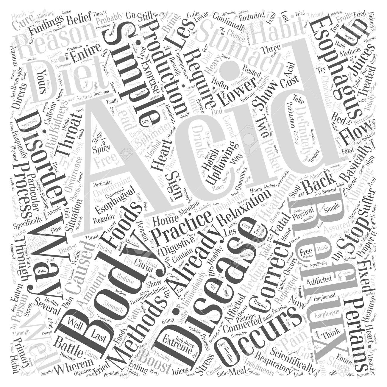 1300x1300 Simple Ways To Stop Acid Reflux Word Cloud Concept Royalty Free