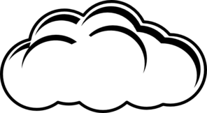 296x162 Simplecloud Bw Clip Art