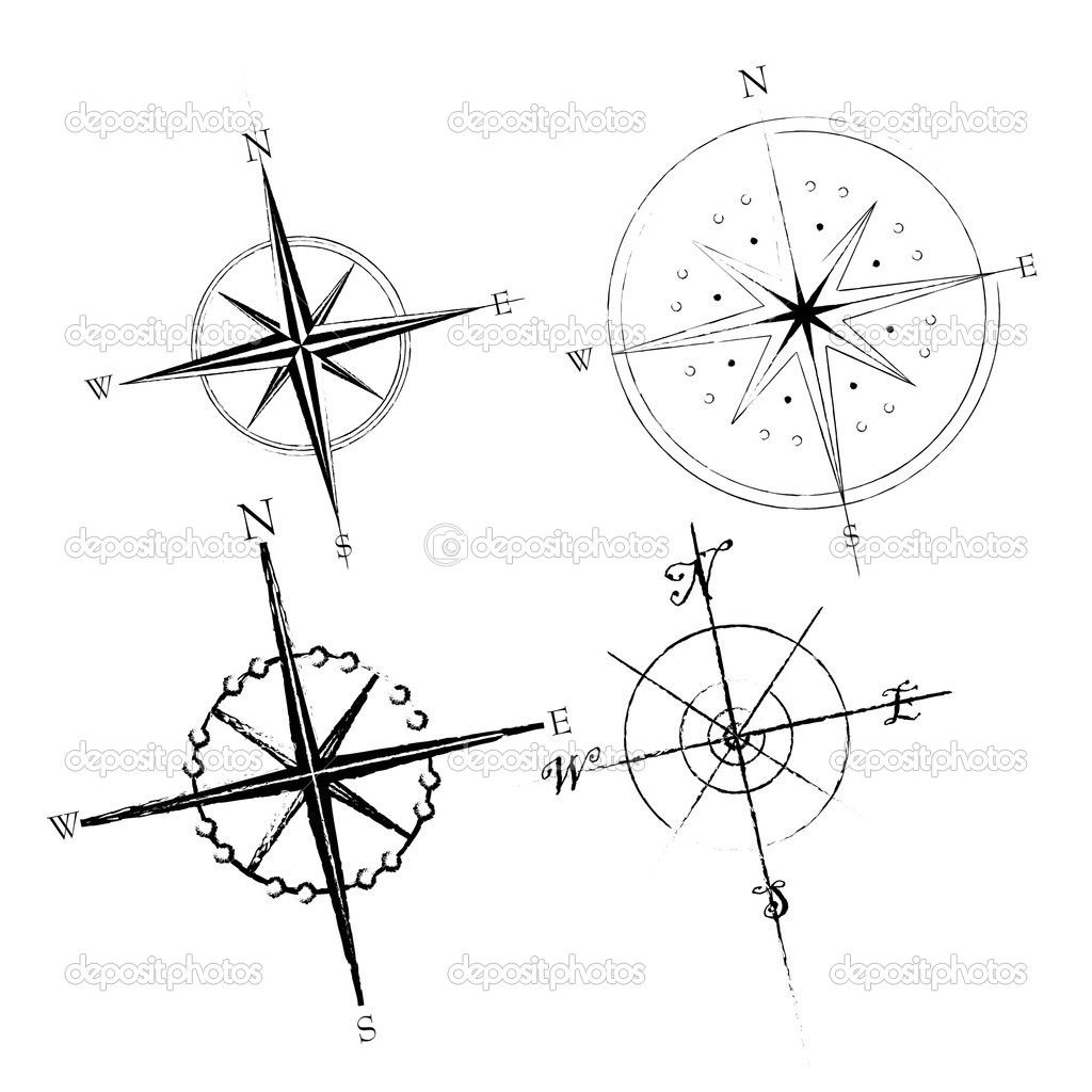 1024x1024 Compass Roses