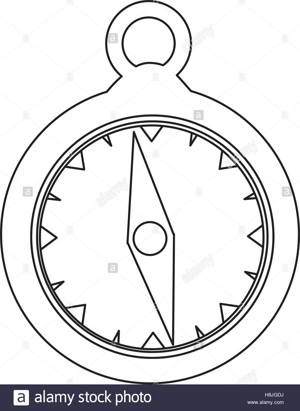 Simple Compass Drawing at GetDrawings | Free download