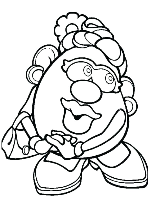 600x840 Horse Head Coloring Pages Potato Coloring Pages Head Coloring Page