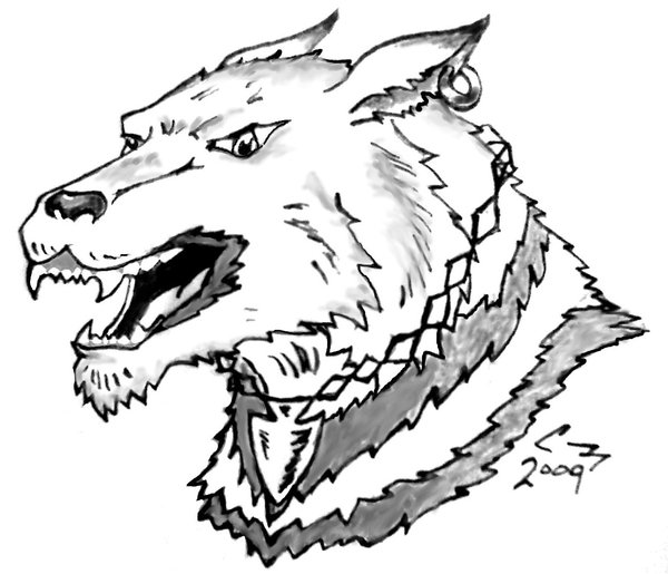 600x515 Coyote Tattoo By Simplemanat