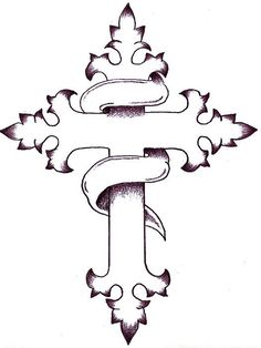 236x314 Cross With Roses Printable Sheets Cross With Rose By Skatenapper