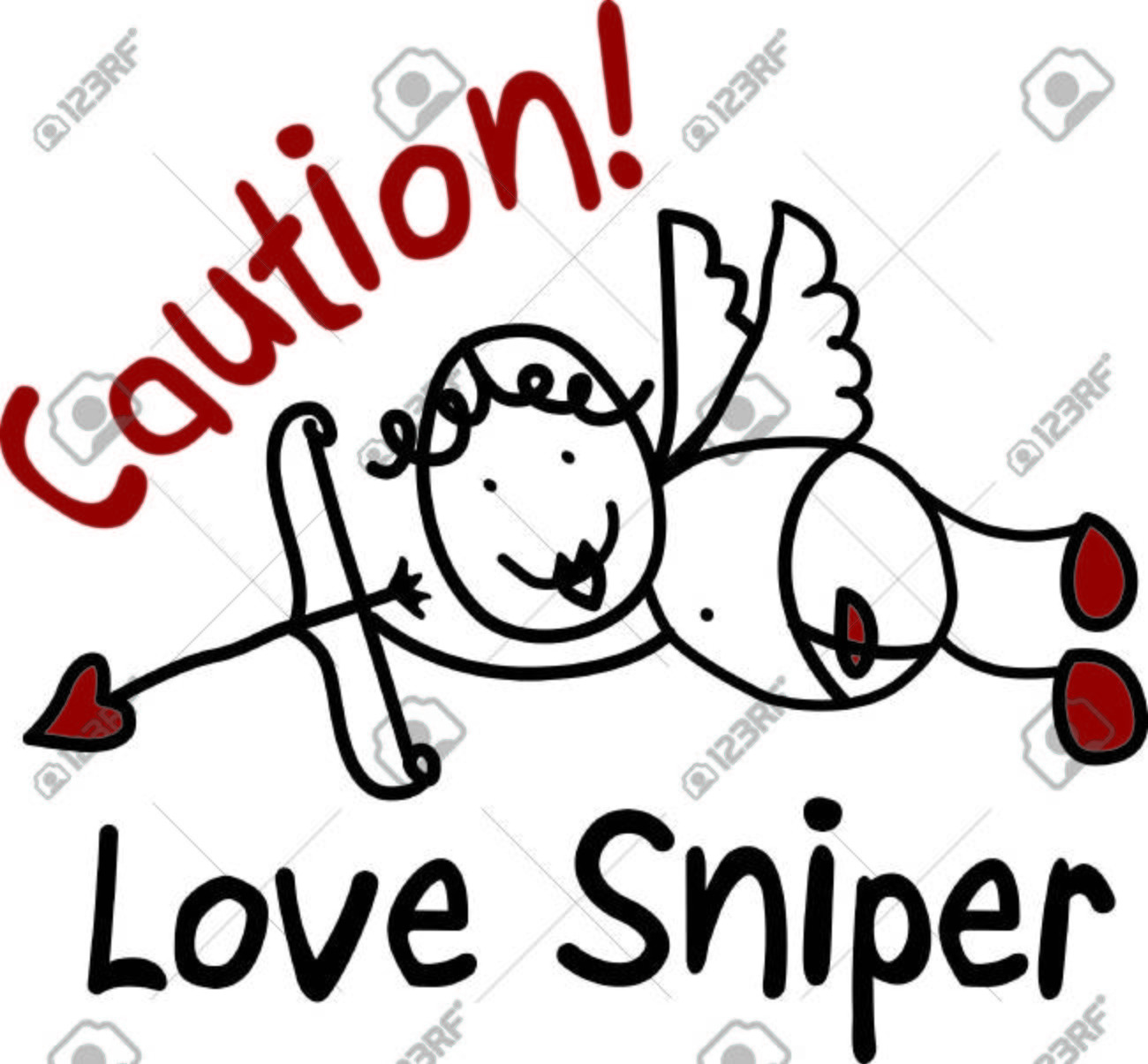 1300x1205 We Are In Love With This Cute Cupid The Simple Line Drawing