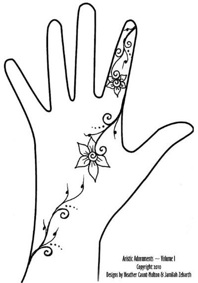 400x570 Drawn Mehndi Easy