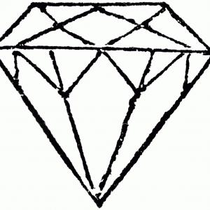 300x300 Steps For Drawing A D Diamond D Diamond Drawing How To Draw A D