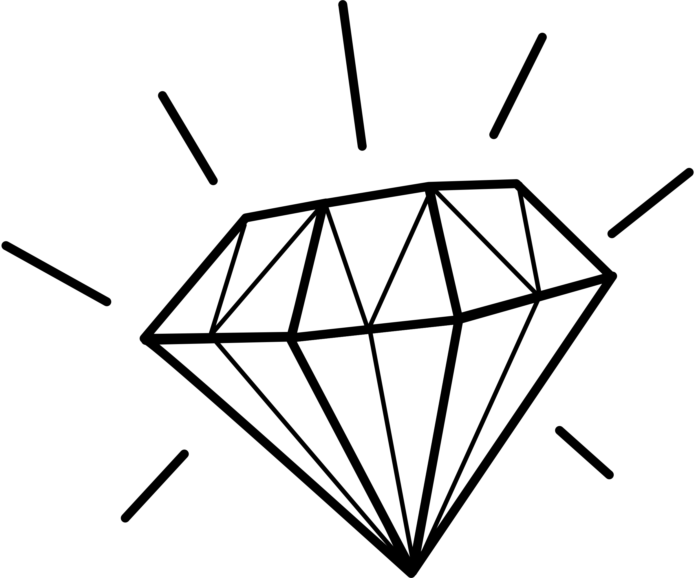 2400x1997 Diamond Vector