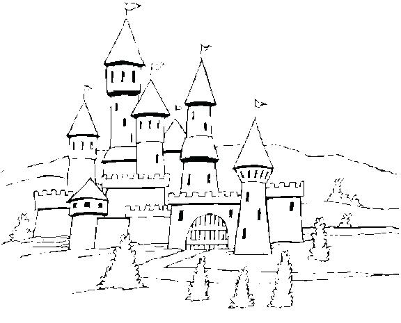 576x465 Coloring Pages Castle Free Coloring Pages Of Castle Coloring Pages