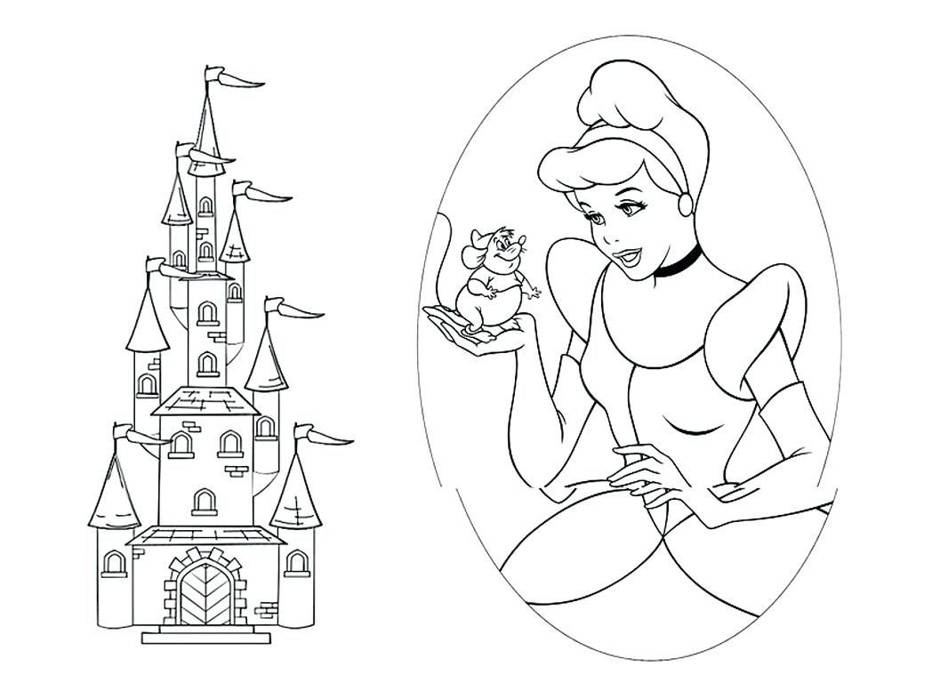 1048x786 Coloring Pages Castle Coloring Page. Princess Castle Coloring