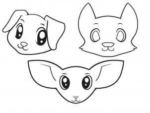 302x228 How To Draw How To Draw Dogs For Kids